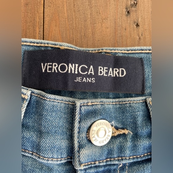 Veronica Beard Carly high-rise kick flare bright lakeshore jeans NWT - Picture 9 of 11